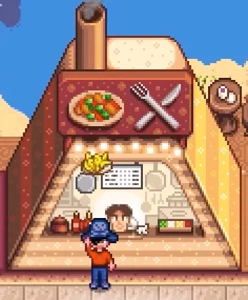 砂漠フェスティバルのシェフの料理