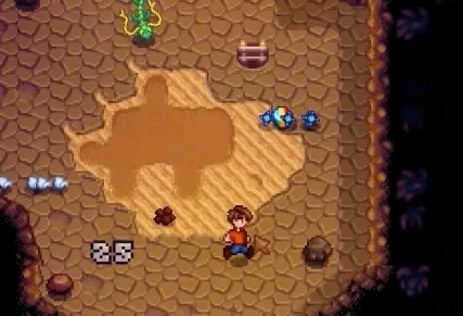 ドクロの洞窟でレインボージェムが出た